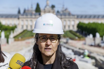 Patrimonio Nacional inicia el programa ‘Abierto por restauración’ en la Fuente de La Cascada del Palacio Real de La Granja (Segovia)