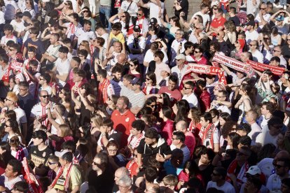 La celebración del ascenso a Segunda División de la Cultural y Deportiva Leonesa