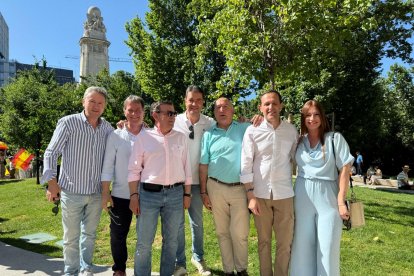 Manifestación del PP en Madrid en contra del Gobierno de Pedro Sánchez