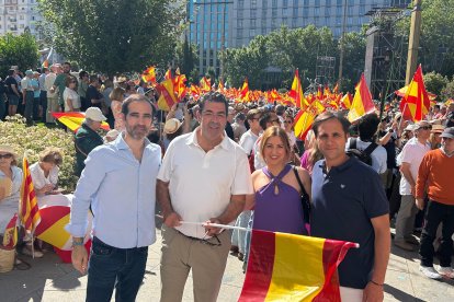 Manifestación del PP en Madrid en contra del Gobierno de Pedro Sánchez