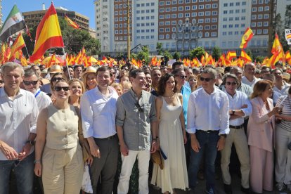 Manifestación del PP contra el Gobierno de Pedro Sánchez