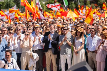 Manifestación del PP contra el Gobierno de Pedro Sánchez