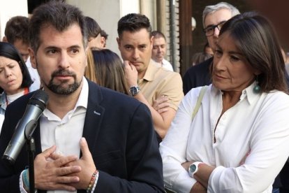 Luis Tudanca y Ana Sánchez, en una imagen de archivo.