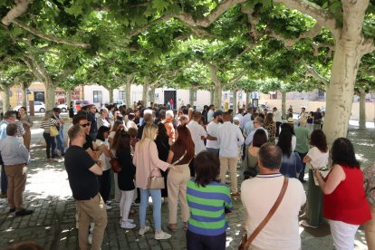 Parón de 5 minutos en contra de la supresión de las paradas del AVE en la estación de Sanabria