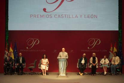 Intervención de Juan Antonio González Iglesias, reconocido con el Premio Castilla y León de las Letras en su edición correspondiente a 2024.