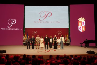 Galardonados en la entrega de los Premios Castilla y León 2024.