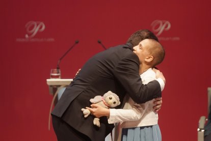 La impulsora del proyecto solidario 'La Sonrisa de María', María Caamaño Núñez, Premio Castilla y León de los Valores Humanos y Sociales.