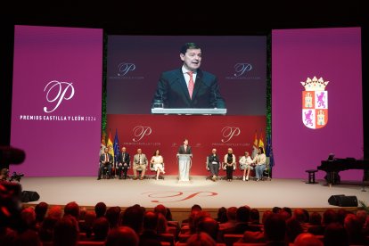 Intervención del presidente de la Junta, Alfonso Fernández Mañueco, en la entrega de los Premios Castilla y León 2024.