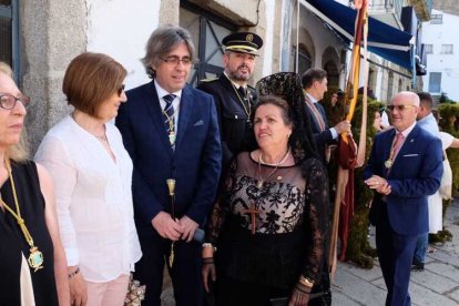 Béjar celebra la festividad del Corpus Christi con la tradicional procesión de los Hombres de Musgo.