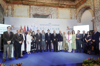 El presidente de la Junta de Castilla y León, Alfonso Fernández Mañueco, participa en los actos conmemorativos del Día de Recuerdo y Homenaje a las Víctimas del Terrorismo de Castilla y León.