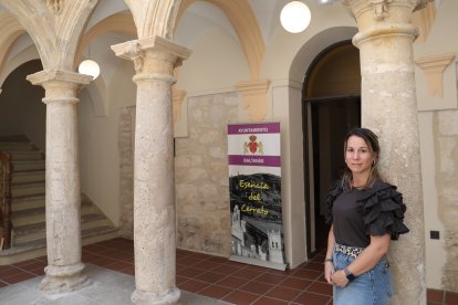 El Museo del Cerrato de Baltanás (Palencia) celebra su efeméride con un viaje por la historia, la cultura y los sueños de toda una comarca, en la imagen la directora del museo, Luisa González