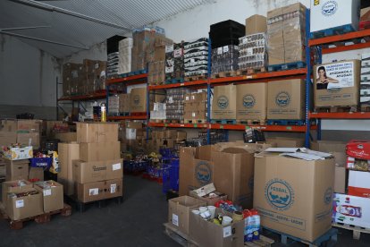 Productos donados al Banco de Alimentos