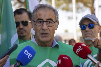 Protesta de las funcionarios de prisiones en Salamanca