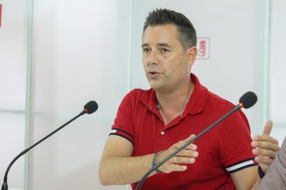 El secretario de Organización del Partido Socialista de Castilla y León, Daniel de la Rosa.