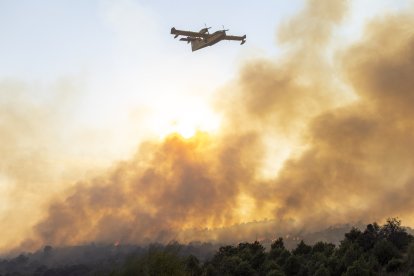Incendio de Navaluenga en la provincia de Ávila