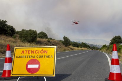 Incendio de Navaluenga en la provincia de Ávila
