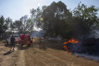 Incendio de Navaluenga en la provincia de Ávila