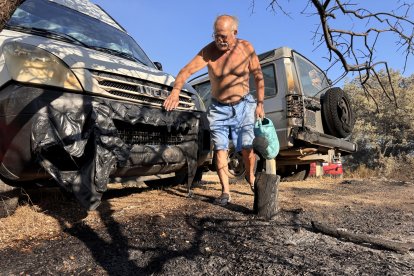 Incendio de Navaluenga en la provincia de Ávila
