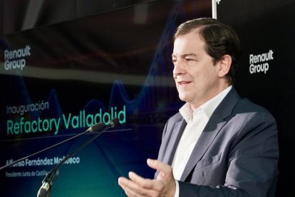 Intervención de Alfonso Fernández Mañueco en la inauguración de Refactory Valladolid de Renault Group.