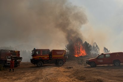 Incendio en Mombeltrán declarado Nivel 2