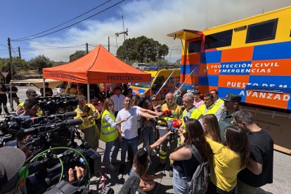 Incendio de Cuevas del Valle en Ávila.