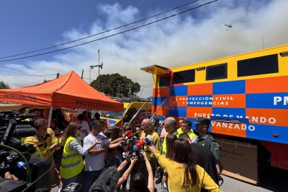 Incendio de Cuevas del Valle en Ávila.