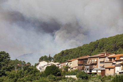 Incendio de Cuevas del Valle en Ávila.