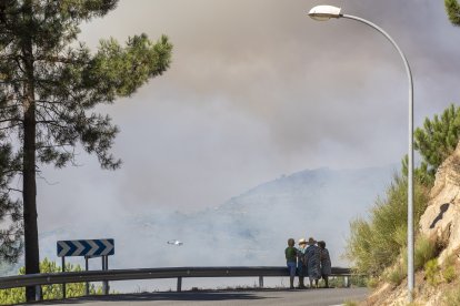 Incendio de Cuevas del Valle en Ávila.