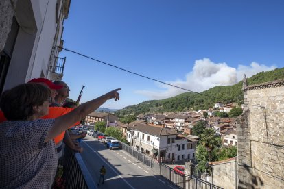 Incendio de Cuevas del Valle en Ávila.