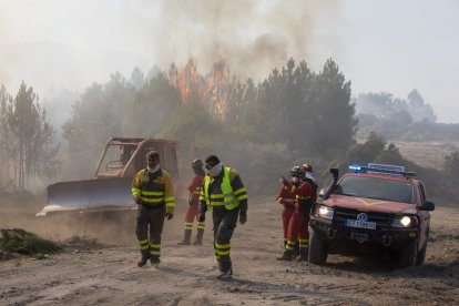 Incendio de Cuevas del Valle en Ávila.