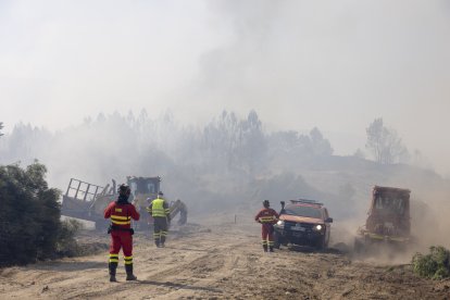 Incendio de Cuevas del Valle en Ávila.