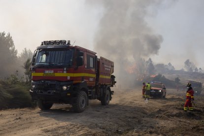 Incendio de Cuevas del Valle en Ávila.