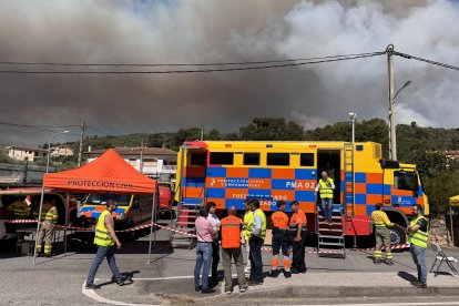 Incendio de Cuevas del Valle en Ávila.
