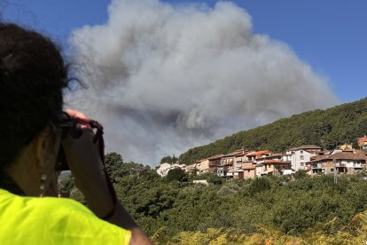 Incendio de Cuevas del Valle en Ávila.