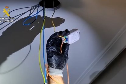 Imágenes tomadas en el marco de la Operación Merlín en Burgos.
