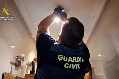 Imágenes tomadas en el marco de la Operación Merlín en Burgos.