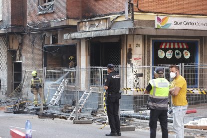 Explosión de gas en la calle Regimiento de Toledo de Zamora.