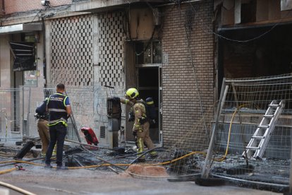 Explosión de gas en la calle Regimiento de Toledo de Zamora.