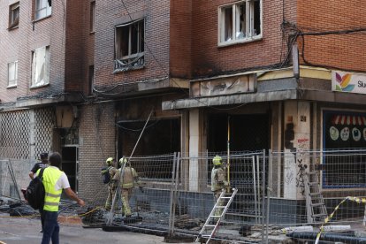 Explosión de gas en la calle Regimiento de Toledo de Zamora.