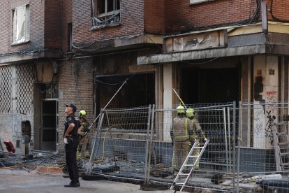 Explosión de gas en la calle Regimiento de Toledo de Zamora.