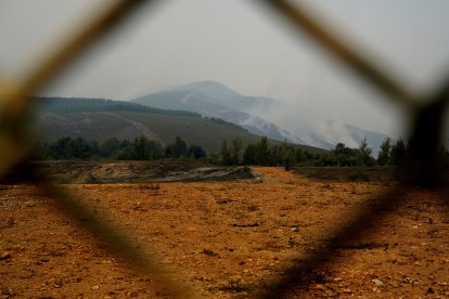 Incendio en Anllares del Sil (León)