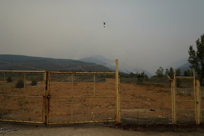 Incendio en Anllares del Sil (León)