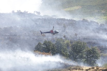 Incendio en Porto de Sanabria