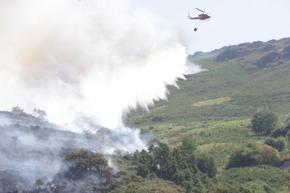 Incendio en Porto de Sanabria