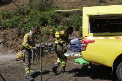 Incendio en Porto de Sanabria