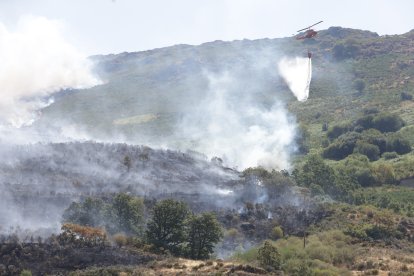 Incendio en Porto de Sanabria