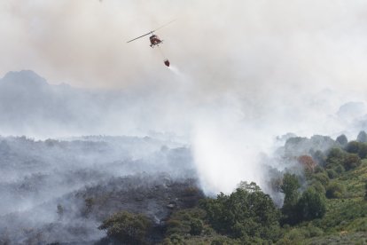 Incendio en Porto de Sanabria