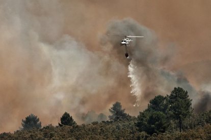 Incendio de El Payo en Salamanca