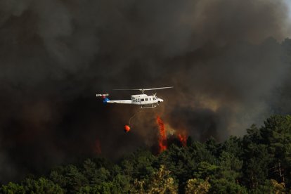Incendio de El Payo en Salamanca.