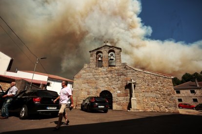 Incendio de El Payo en Salamanca.